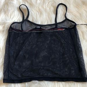 NWT Tommy Jeans Sheer Crop Top Tank Urban Medium